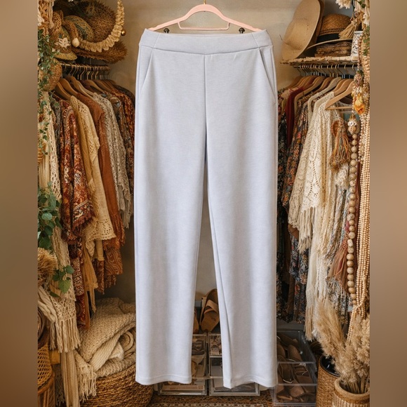 zelle Pants - 🔥Zelle Gray Women's wide straight leg with pockets
